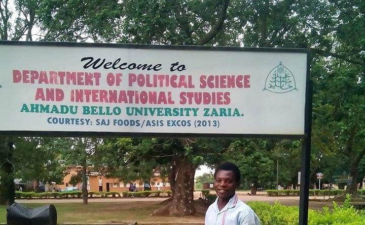 Department of political science and Int'l Studies, ABU Zaria