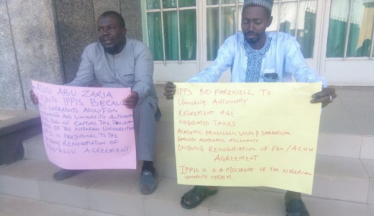 IPPIS: Police escort staff as ABU ASUU Protest 1 IPPIS: Police escort staff as ABU ASUU Protest 1