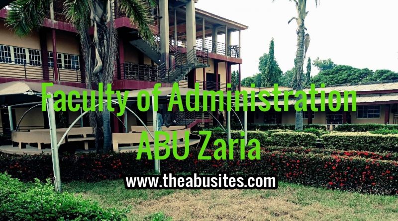 ABU PG Courses and Admission Criteria for Faculty of Administration 1