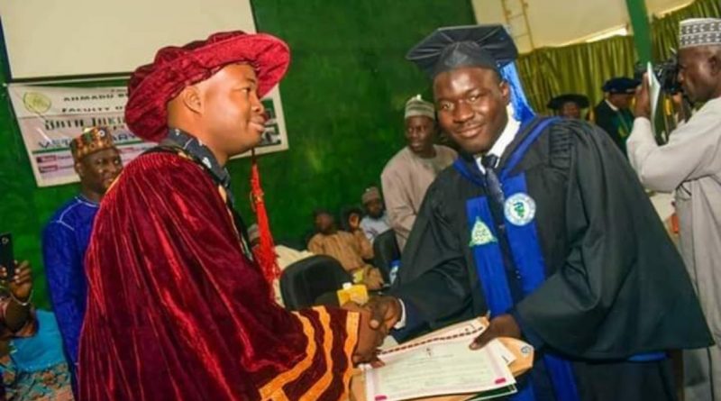Dr Yusuf Mamman: Best Graduating Student Veterinary Medicine ABU 2019 1