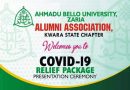 Covid -19: Kwara ABU Alumni distributes palliatives to 100 households
