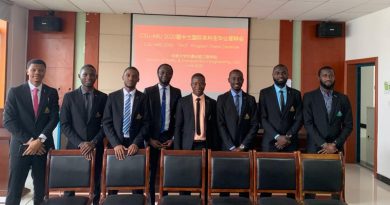 NICESA Congratulates ABU Students who graduate in China with flying colors. 6