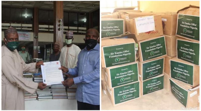 Foundation donates 60 cartons of books to ABU Zaria 1