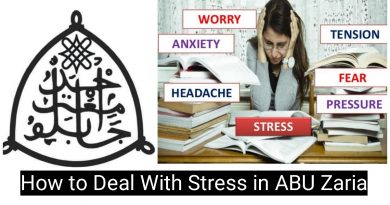 How to Deal With Stress in ABU Zaria 5 How to Deal With Stress in ABU Zaria 4