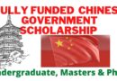 Chinese Government Scholarship 2023: List of 279 Chinese Universities Admitting International students