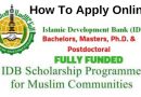 Apply: 2022 Islamic Development Bank scholarship 8