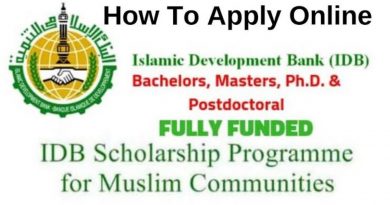 Apply: 2022 Islamic Development Bank scholarship 6