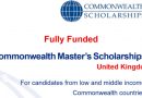 Apply: Fully Funded Commonwealth Master’s Scholarships 2021-2022 14