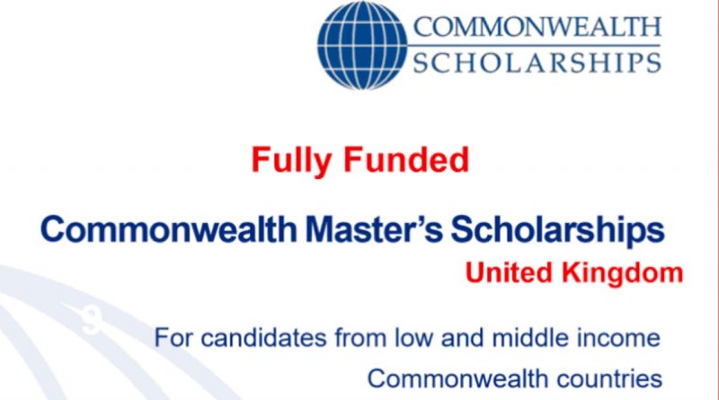 Apply: Fully Funded Commonwealth Master’s Scholarships 2021-2022 3