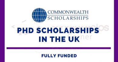 Commonwealth PhD Scholarships 2021 for LDC and Fragile States 6