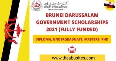 Brunei Darussalam Government Scholarship 2021/2022 (Fully Funded) 6