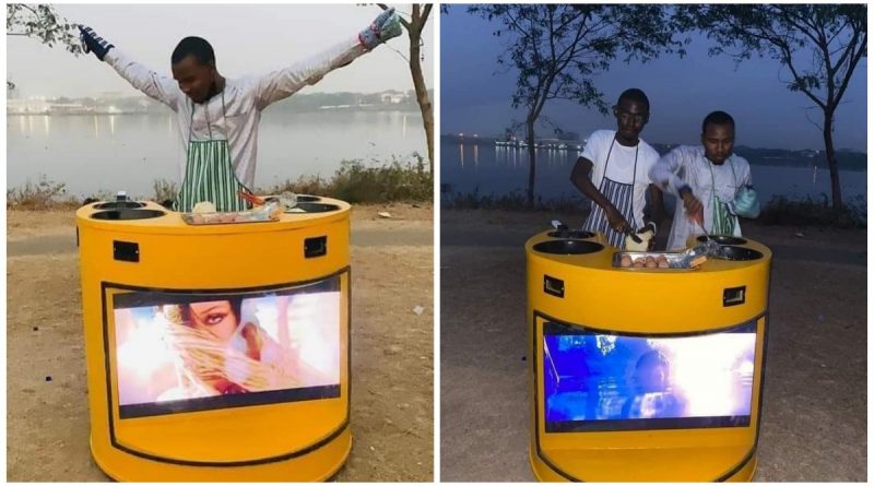 ABU Student invents futuristic solar-powered Kiosk (photos) 1