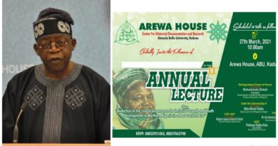 Tinubu to Chair 11th Annual Arewa House lecture holding tomorrow 6