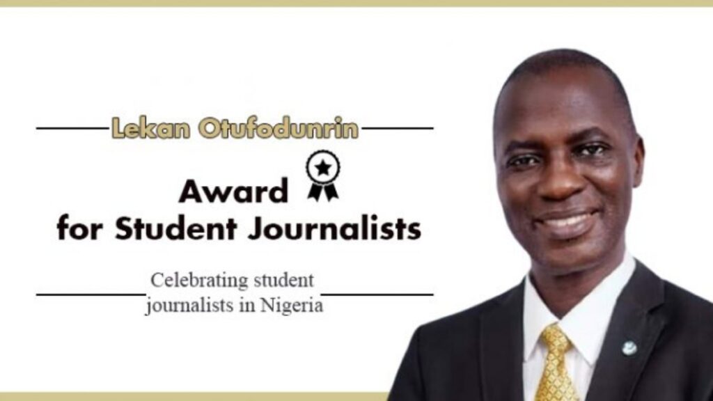 Lekan Otufodunrin Student Journalists Award