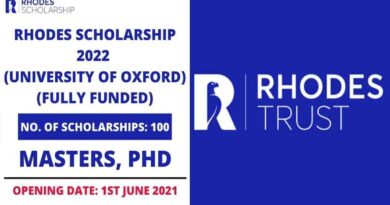 Rhodes Scholarship 2022 in The United Kingdom | Fully Funded 5