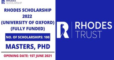 Rhodes Scholarship 2022 in The United Kingdom | Fully Funded 6 Rhodes Scholarship 2022 in The United Kingdom | Fully Funded 5