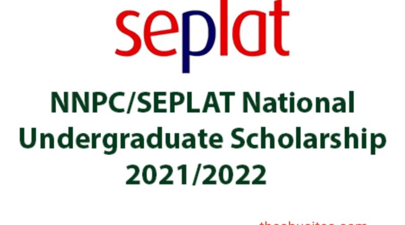 APPLY: NNPC/SEPLAT JV National Undergraduate Scholarship 2022 6