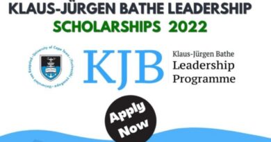APPLY: 2022 Klaus-Jürgen Bathe Leadership Scholarships For African Students 5