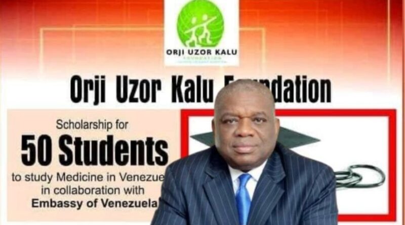Study-In-Venezuela: 2021 Orji Uzor Kalu Foundation Scholarship For Nigerian Students 8