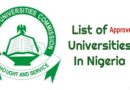 Updated: New list of 202 NUC Approved Universities In Nigeria
