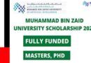 Apply: 2022 Mohamed bin Zayed University Scholarship For International Students