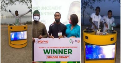 ABU student who built a Solar-powered Kiosk with a tv gets $10,000 grant 5