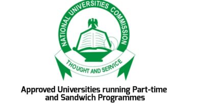 List of 39 Approved Universities for part-time and sandwich programs in Nigeria 5