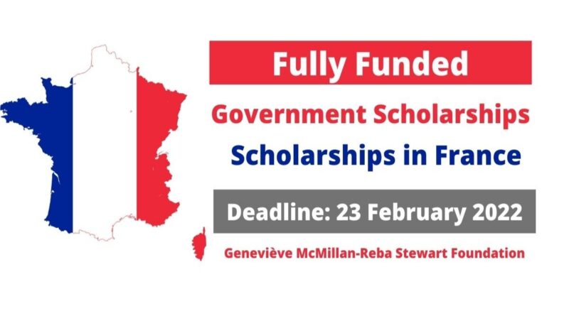 2022 Geneviève McMillan-Reba Stewart Foundation Scholarship For African Students 1