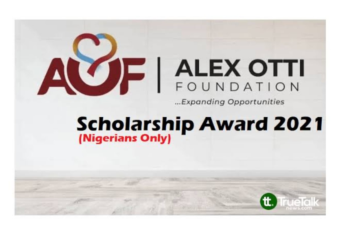 APPLY: 2022 Alex Otti Foundation Scholarship for Undergraduate Nigerian Students 9 APPLY: 2022 Alex Otti Foundation Scholarship for Undergraduate Nigerian Students 8