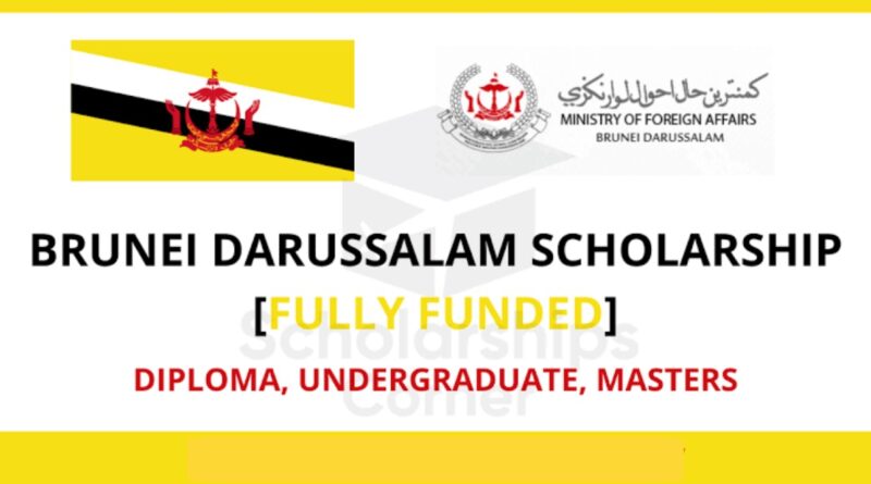 APPLY: 2022 Government of Brunei Darussalam Scholarship For International Students 8