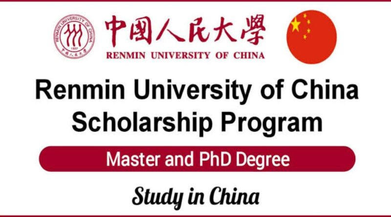 APPLY: 2022 Renmin University Chinese Government Scholarship for Foreign Students 1