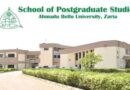 ABU Postgraduate Admission List (First Batch) for 2021/2022 Session out