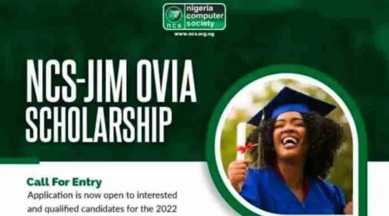 APPLY: 2022 NCS – Jim Ovia Scholarship Fund for Nigerian Students 1