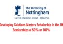 APPLY: 2022 University of Nottingham Developing Solutions Masters Scholarship For International Students 4 APPLY: 2022 University of Nottingham Developing Solutions Masters Scholarship For International Students 3
