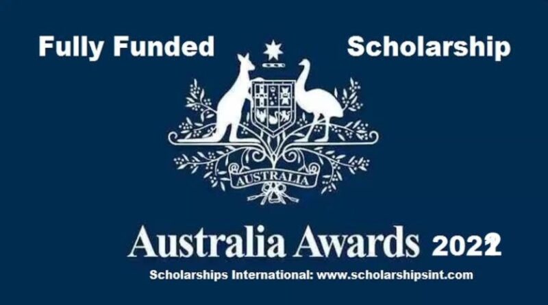 APPLY: 2022 Australia Awards Scholarships for International Students 1