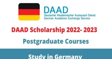 APPLY: 2022 German Academic Exchange Service DAAD Scholarships for foreign Students 5