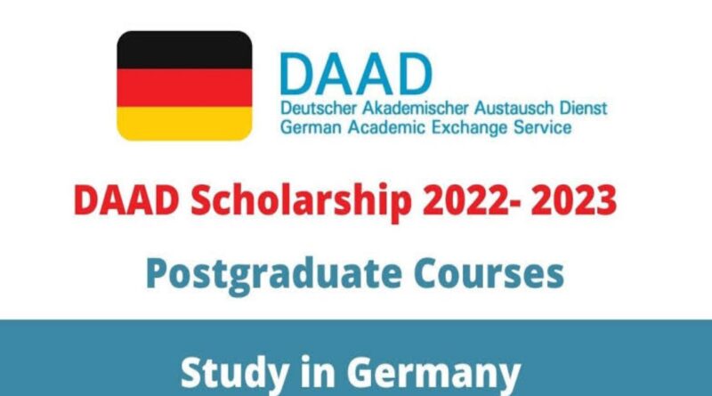 APPLY: 2022 German Academic Exchange Service DAAD Scholarships for foreign Students 1