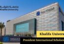 APPLY: 2022 Khalifa University Scholarships for International Students 2
