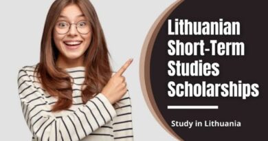 APPLY: 2022 Lithuanian Government Scholarship for Short-Term courses (Fully Funded) 5