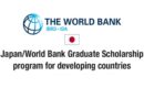 APPLY: 2022 Joint Japan/World Bank Graduate Scholarship For Developing Countries