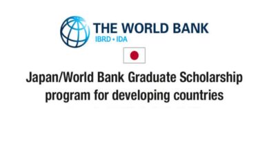 APPLY: 2022 Joint Japan/World Bank Graduate Scholarship For Developing Countries 5