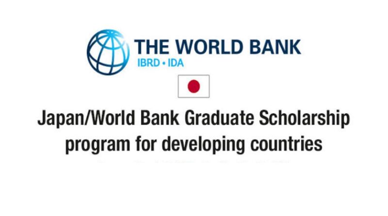 APPLY: 2022 Joint Japan/World Bank Graduate Scholarship For Developing Countries 1