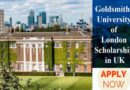 APPLY: 2022 Goldsmiths University of London Scholarships for Foreign Students 7