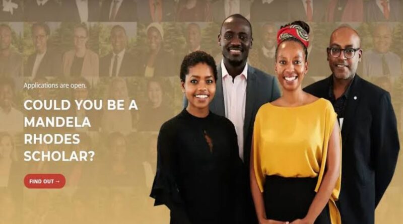 APPLY: 2022 Mandela Rhodes Foundation Scholarships for Postgraduate Students 1 APPLY: 2022 Mandela Rhodes Foundation Scholarships for Postgraduate Students 1