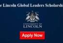 APPLY: 2022 University of Lincoln Global Leaders Scholarship For International Students