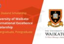 APPLY: 2022 University of Waikato Scholarships for International Students 2