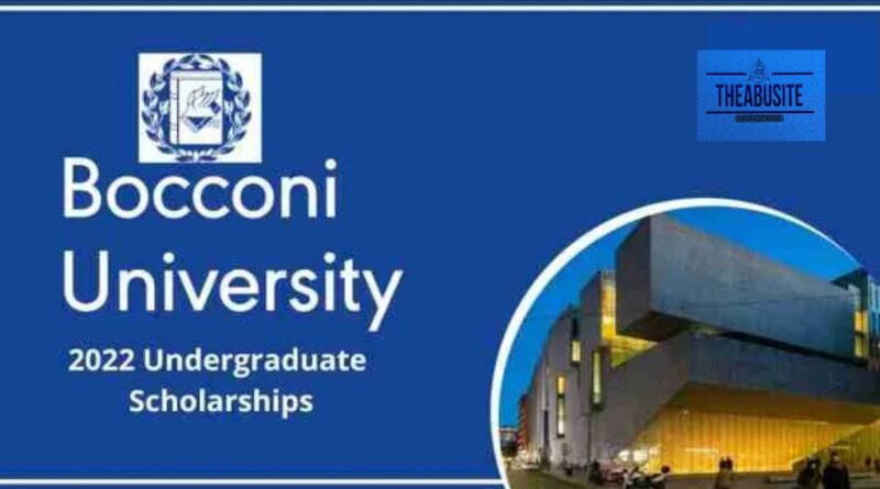 APPLY: 2022 University of Bocconi Undergraduate Scholarships for International Students 1