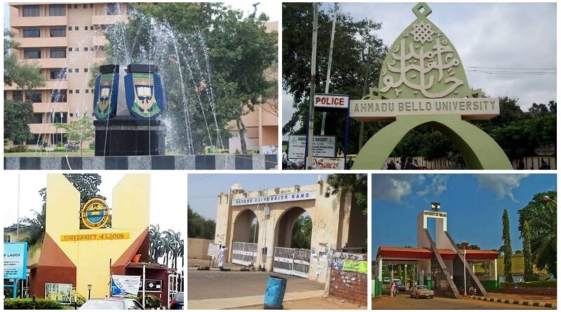 Top 5 most preferred public universities in Nigeria 1
