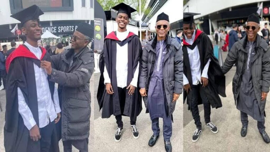 Kaduna State Governor, Nasir El-Rufai’s son, Ahmad, has bagged a degree from a university in the United Kingdom.