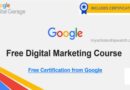 Google Free Digital Marketing Course with Free Certificates